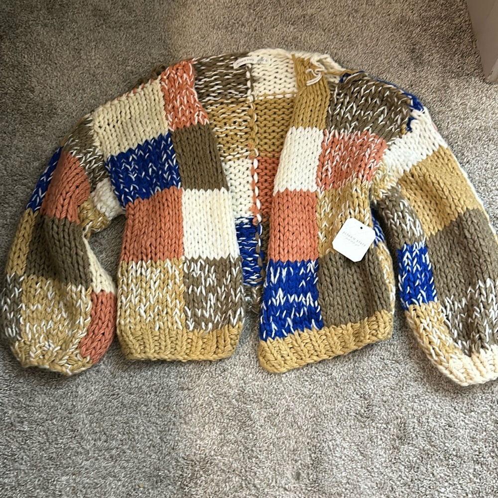 Altar’d State Atlas Patchwork Cardigan